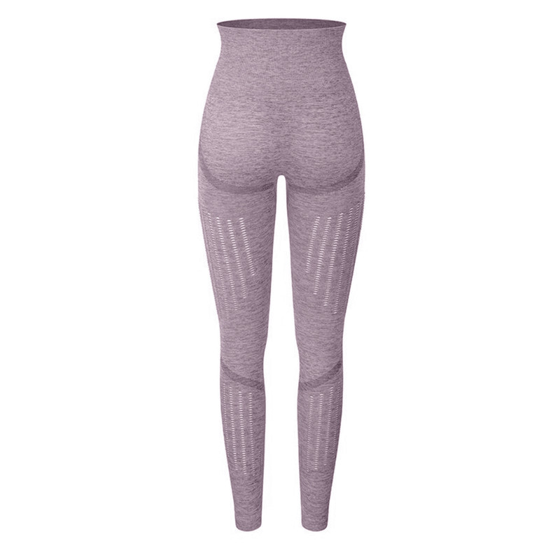 لگینگ ورزشی زنانه مدل سیملس زاپ دار کد FL9163 رنگ یاسی