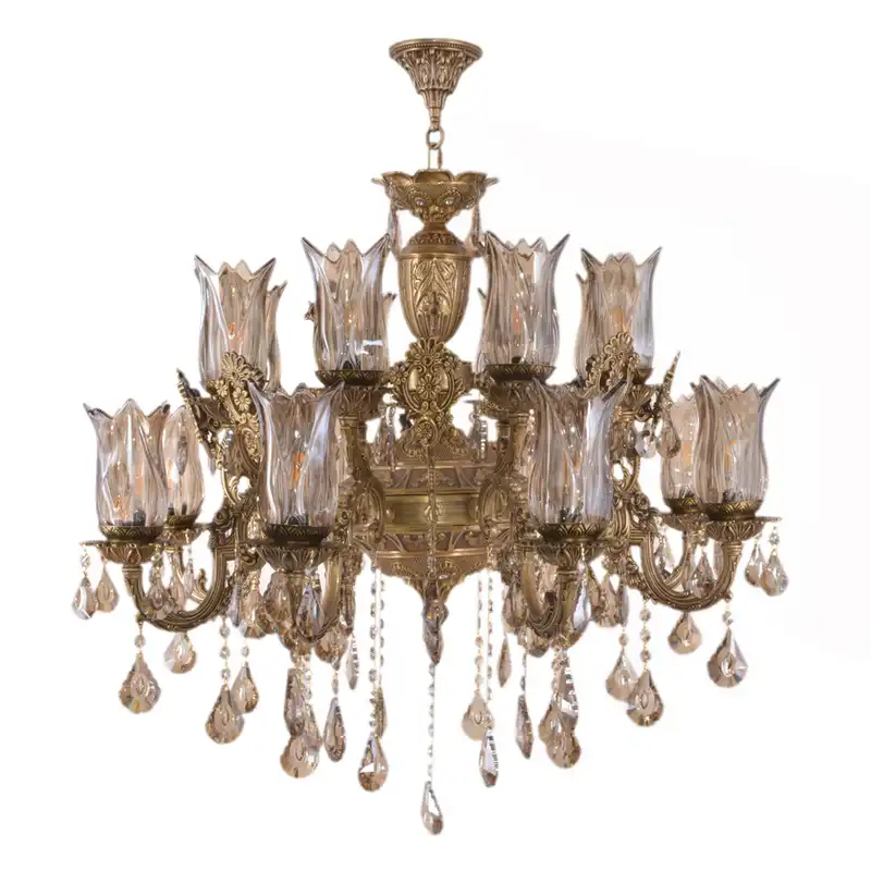 لوستر 16 شعله چشمه نور کد M3503/8+8