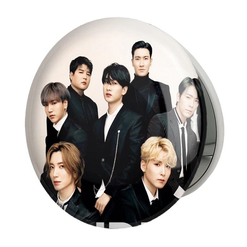 آینه جیبی خندالو طرح گروه سوپر جونیور Super Junior مدل تاشو کد 21486