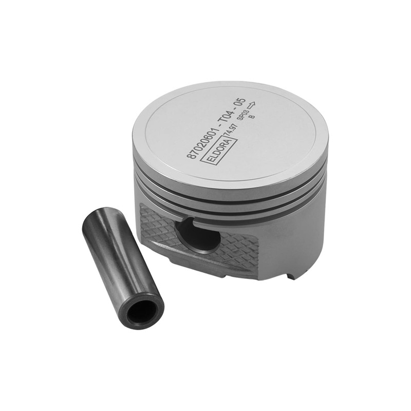 بوش و پیستون و گژن پین الدورا کد 87020620 مناسب برای پژو 206 تیپ 2 بسته 4 عددی