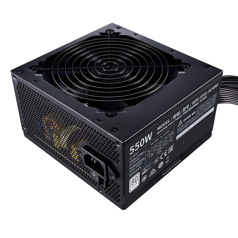منبع تغذیه کامپیوتر کولر مستر مدل MWE 550 WHITE - V2 3