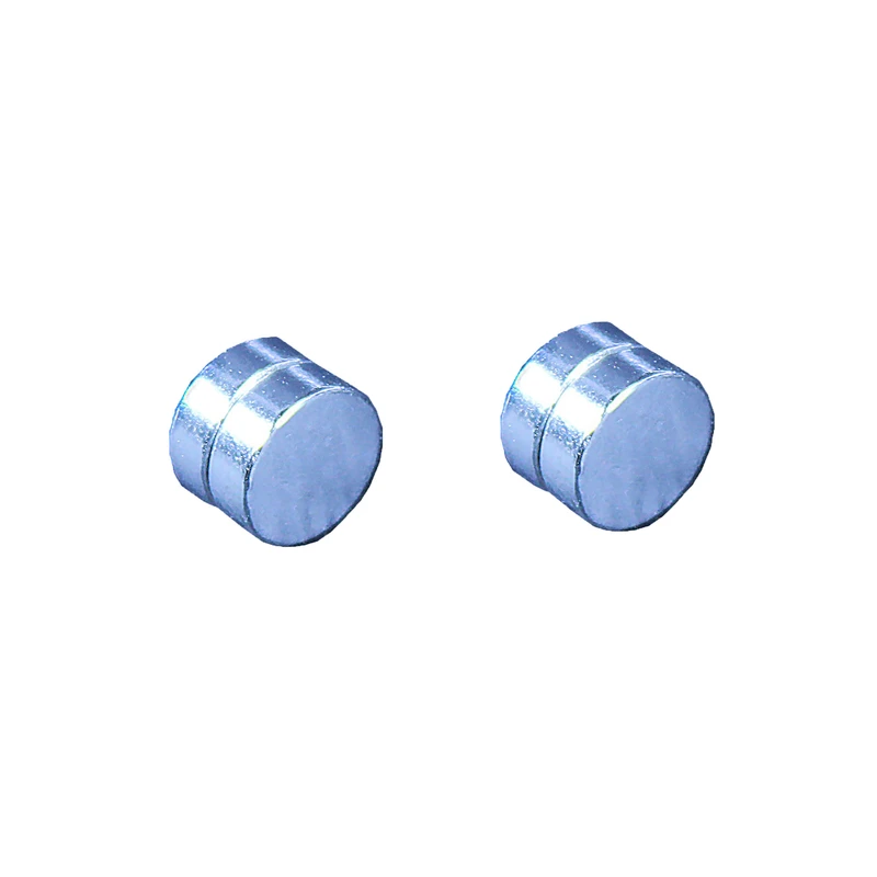 پیرسینگ گوش زنانه مدل آهنربایی مگنتی طرح گرد کد 2 بسته دو عددی