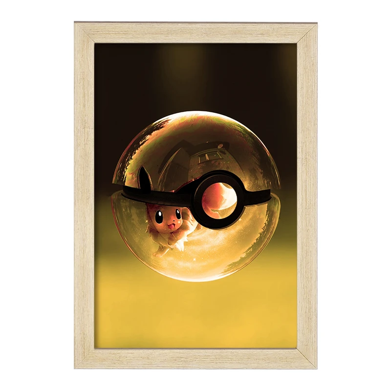 تابلو خندالو مدل پیکاچو انیمه پوکمون  کد 17393