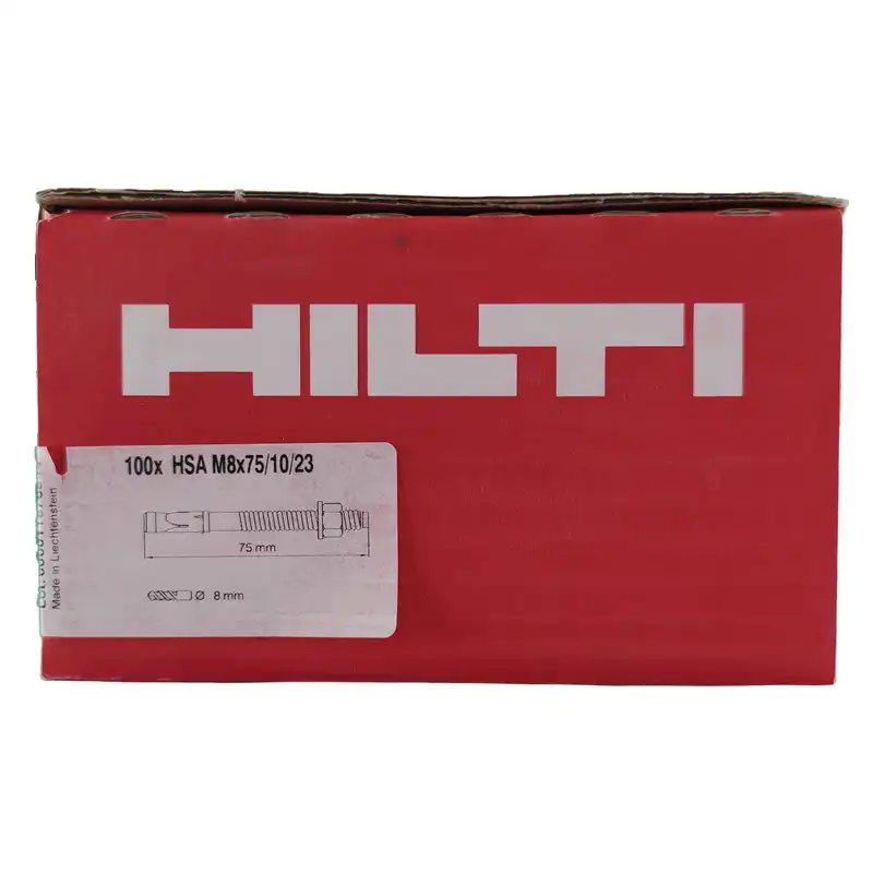 رول بولت هیلتی مدل HSA M8x75/10/23 بسته 100 عددی