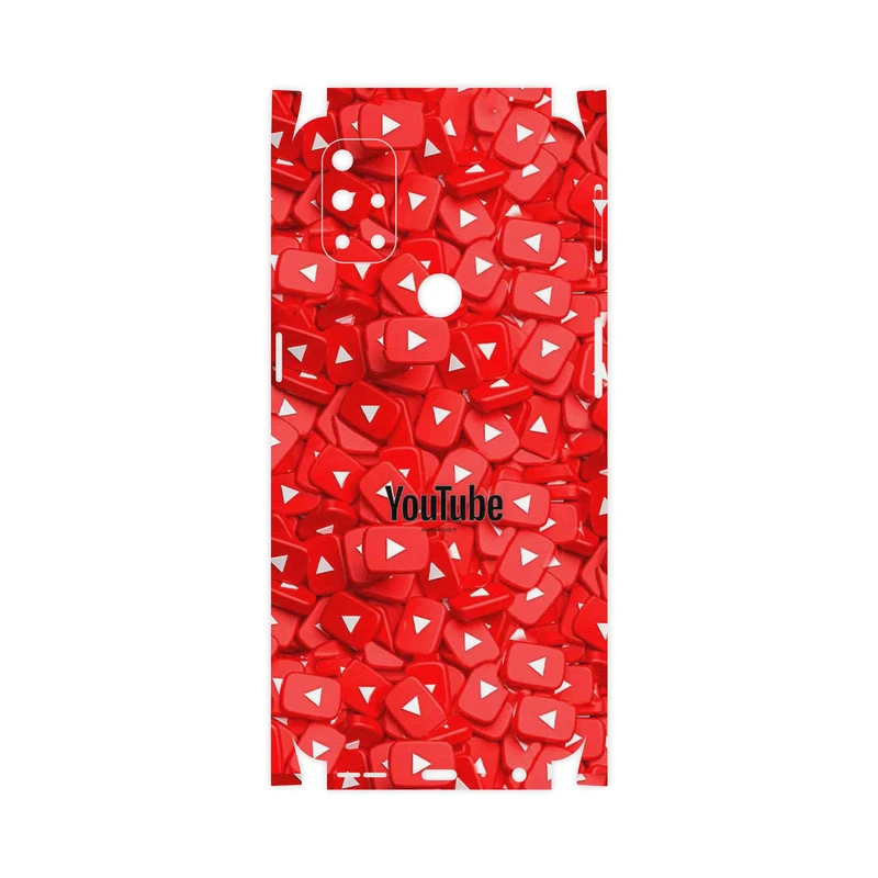 برچسب پوششی ماهوت مدل Youtube-FullSkin مناسب برای گوشی موبایل وان پلاس Nord N10 5G