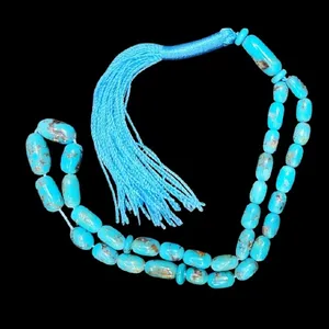 تسبیح مدل سنگ فیروزه نیشابور کد 6900