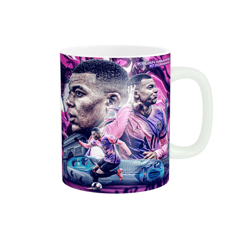ماگ زیگورات مدل کیلیان امباپه Kylian Mbappé کد 1623