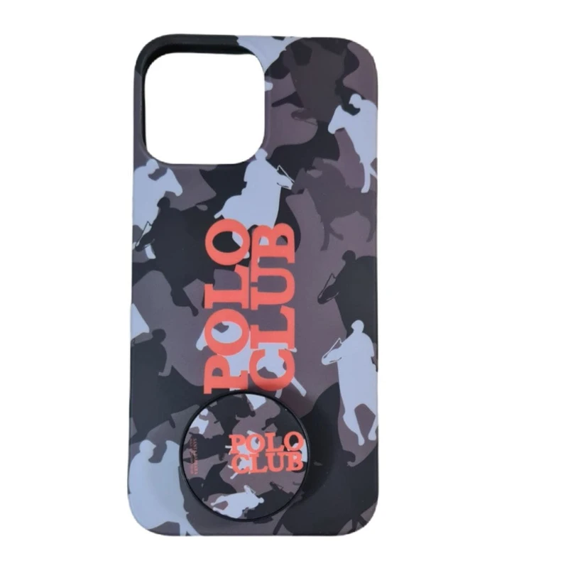 کاور کد polo-302 مناسب برای گوشی موبایل اپل iPhone 13 Pro Max به همراه پاپ سوکت