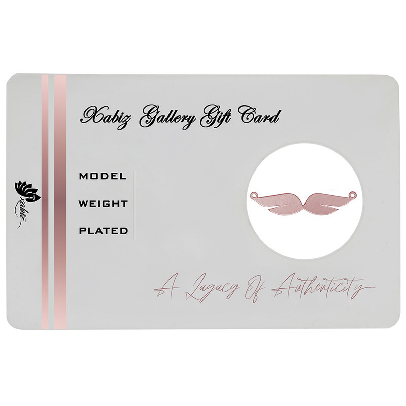 طلا گرمی 18 عیار ژابیز مدل بال فرشته h132