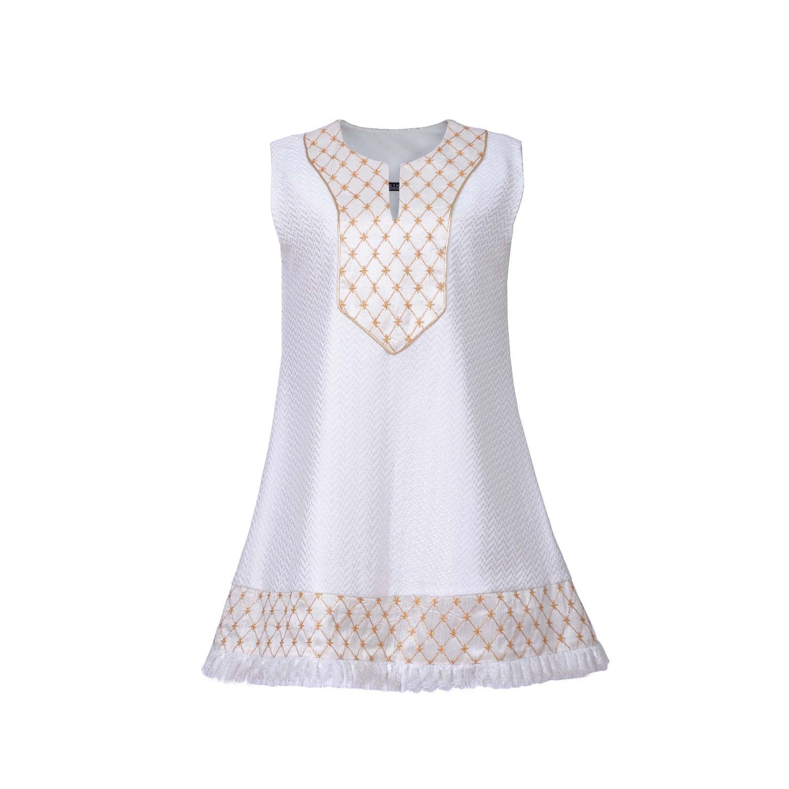 پیراهن زنانه کلوتو مدل MSC 138 - WHT -  - 1