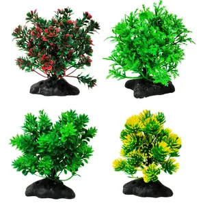 گیاه تزیینی آکواریوم کد VB05 مجموعه 4 عددی