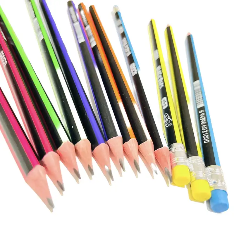 مداد مشکی آیدیا مدل سه گوش بسته 12 عددی