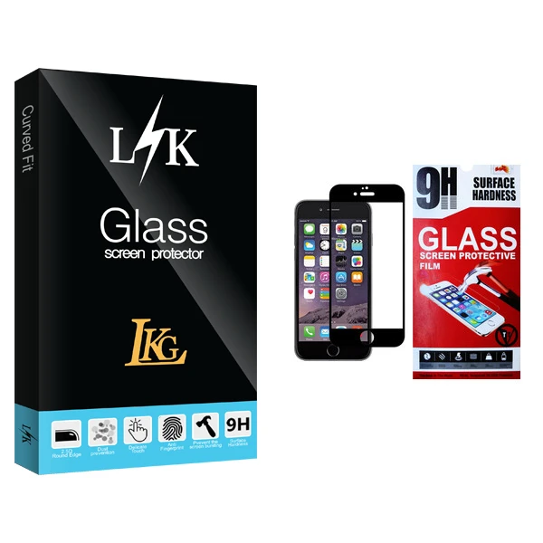 محافظ صفحه نمایش ال کا جی مدل LK Glass مناسب برای گوشی موبایل اپل 6 Iphone