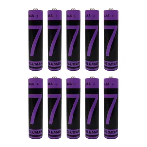 باتری نیم قلمی کلومن مدل   KOL ALKALINE بسته 10 عددی