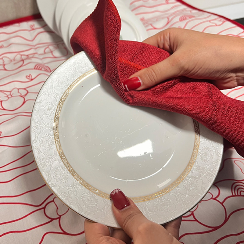 دستمال رطوبت گیر مدل میکروفایبر بسته 2 عددی