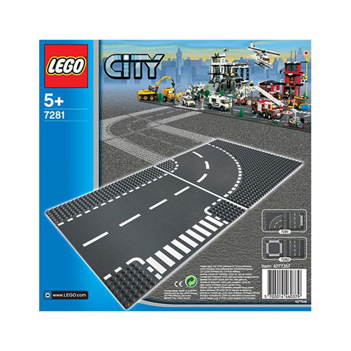 لگو سری City مدل T-Junction And Curve 7271