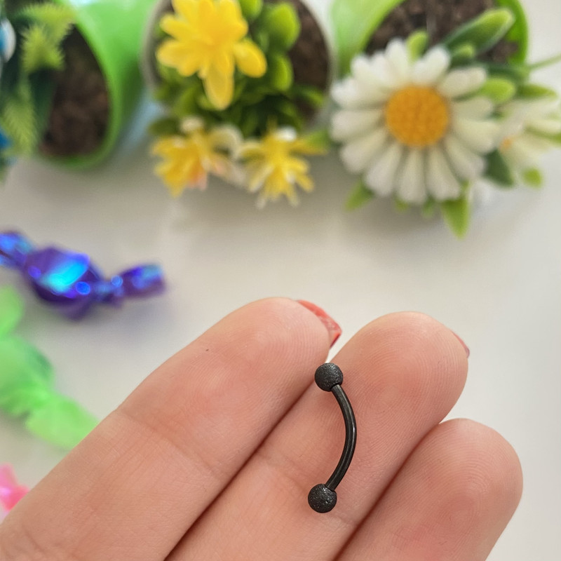 پیرسینگ مدل دو گلوله مات