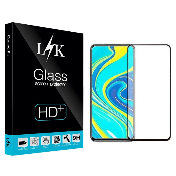 محافظ صفحه نمایش سرامیکی ال کی مدل Hard glass مناسب برای گوشی موبایل شیائومی Redmi Note 9S
