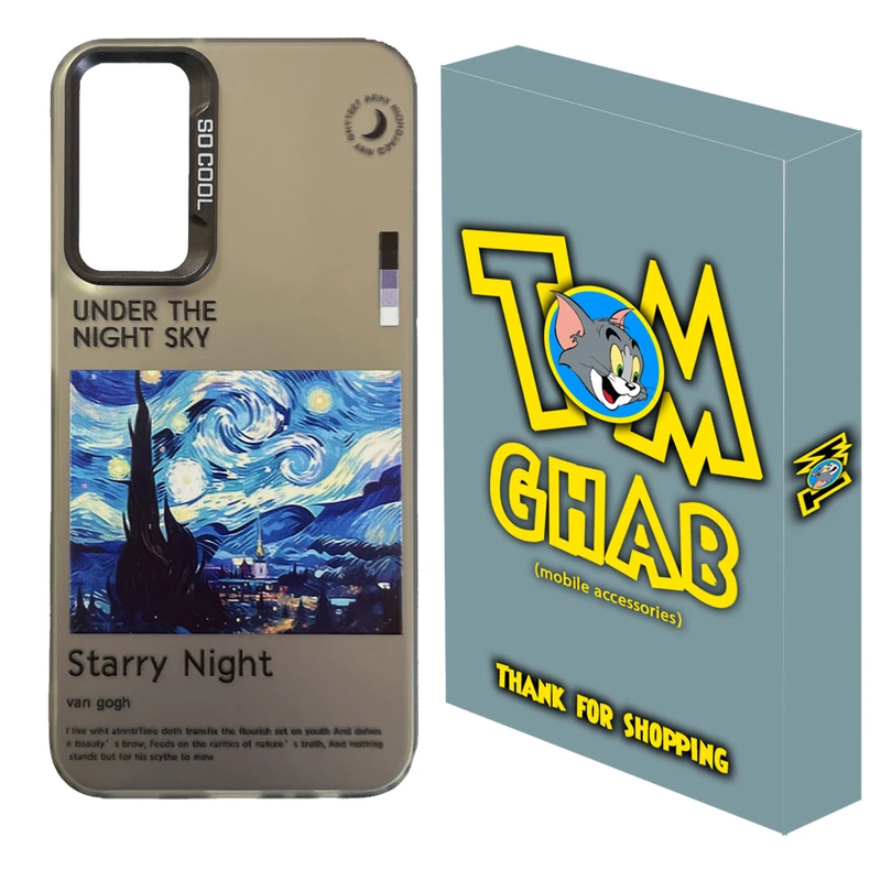  کاور قاب تام مدل سوکول طرح ونگوگ مناسب برای گوشی موبایل سامسونگ Galaxy A14  