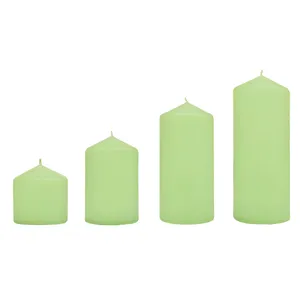 شمع مدل استوانه ای بسته 4 عددی