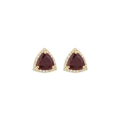 گوشواره میخی طلا 18 عیار زنانه کیا گالری مدل میکا کد EM495