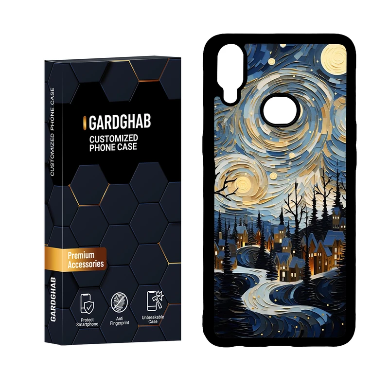 کاور گارد قاب مدل دورژله ای هنری مناسب برای گوشی موبایل سامسونگ Galaxy A10s