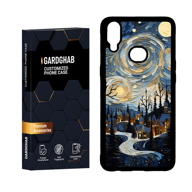 کاور گارد قاب مدل دورژله ای هنری مناسب برای گوشی موبایل سامسونگ Galaxy A10s