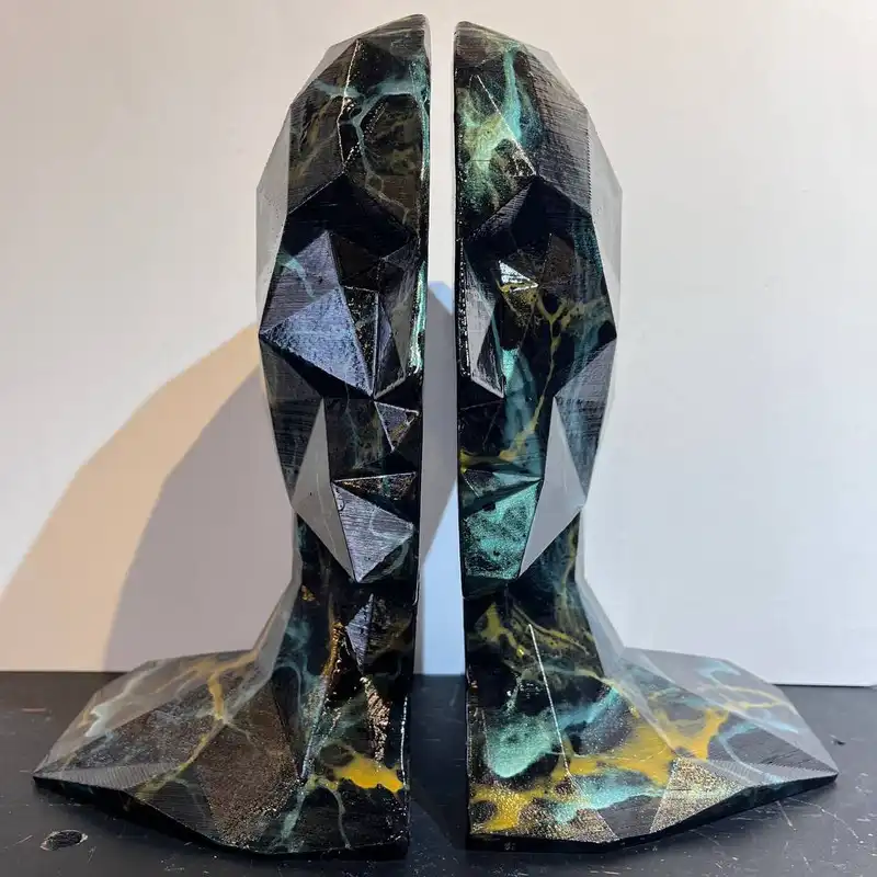 نگهدارنده کتاب مدل دکوری H40207 مجموعه 2 عددی