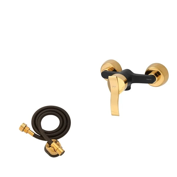 شیر سرویس بهداشتی فاخته مدل کارن MT به همراه شلنگ