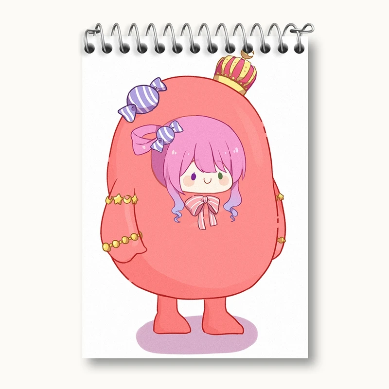 دفتر یادداشت 50 برگ خندالو مدل بازی فال گایز (Fall Guys) کد 32795