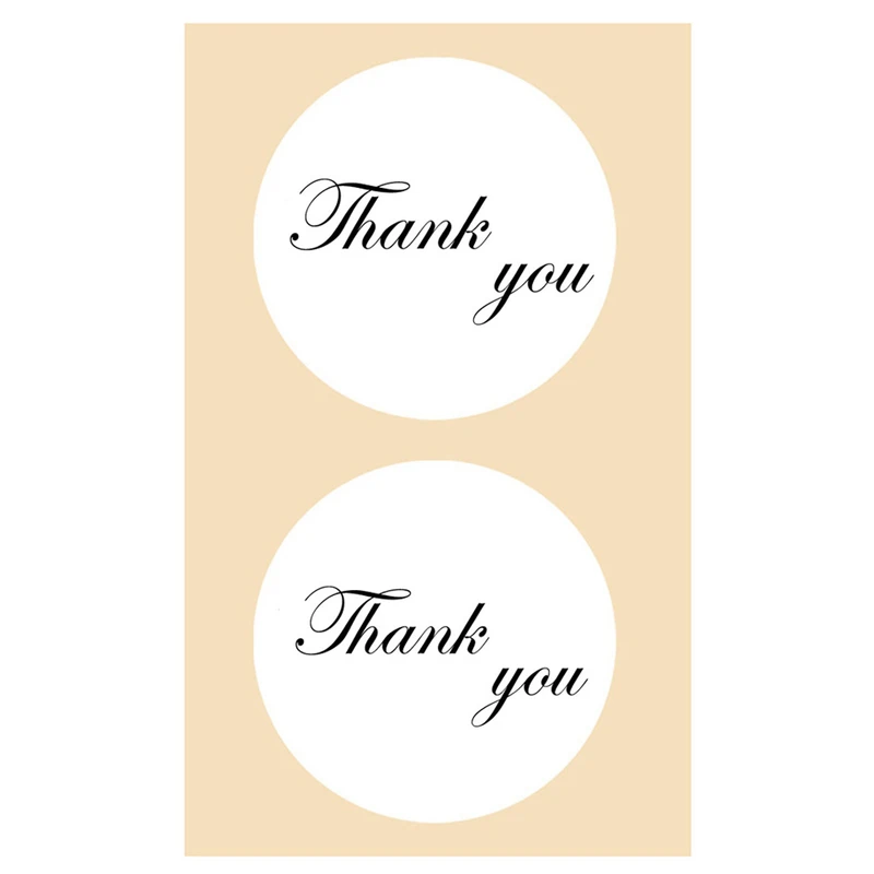 برچسب مدل تشکر آنلاین شاپ طرح EdSc کد 07 مجموعه 100 عددی