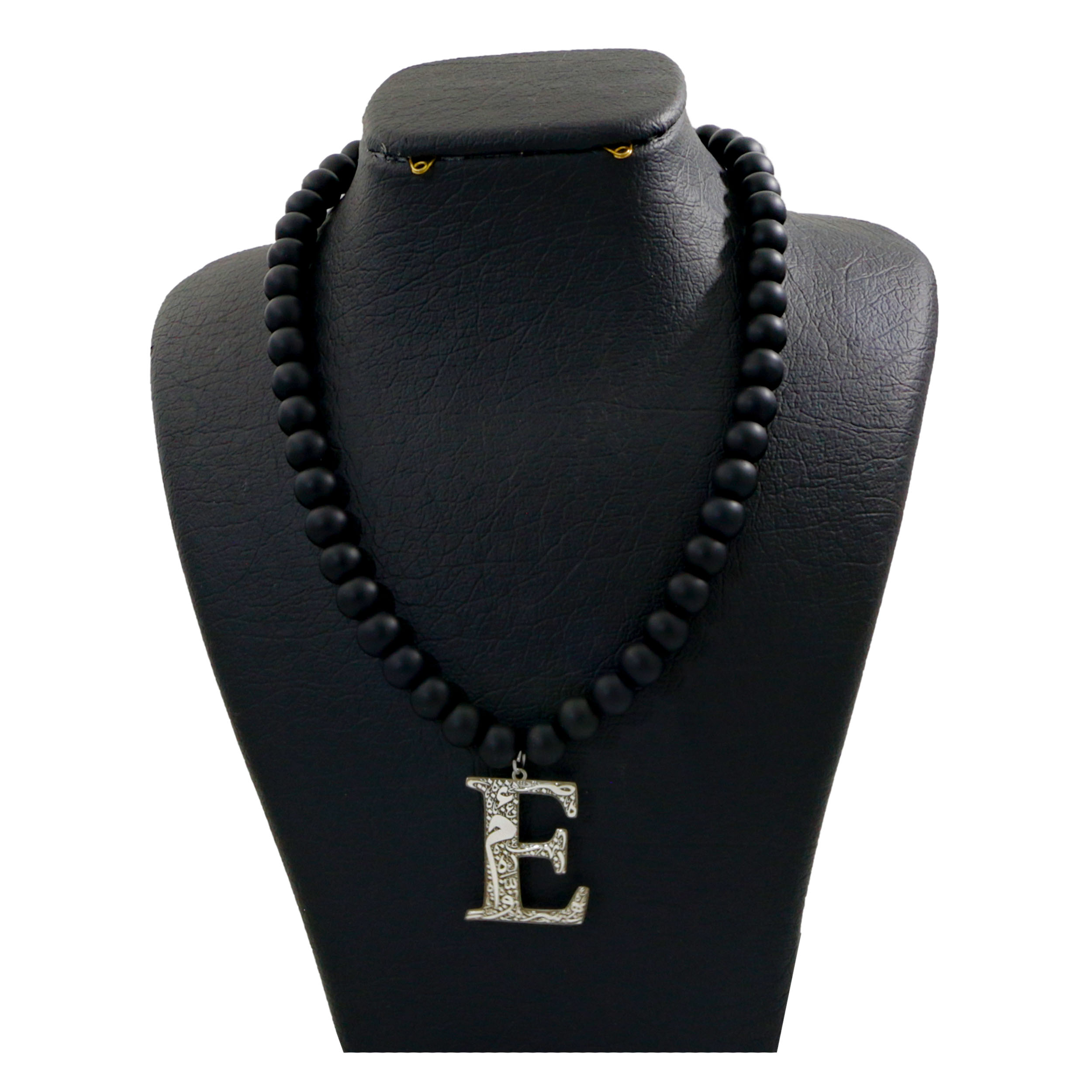 گردنبند نقره زنانه دلی جم طرح حرف E کد D 224