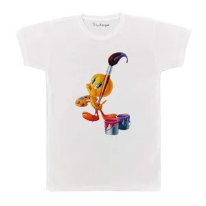 تی شرت بچگانه پرمانه طرح توییتی کد pmt.4367