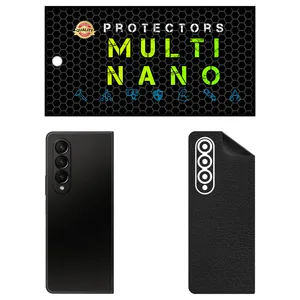 Multi Nano X-F1L Model Leather Rear Skin For Samsung Galaxy Z Fold 4 Mobile Phone