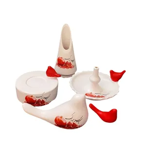 ست 5 تکه جاشمعی و جاعودی طرح شب چله کد 950