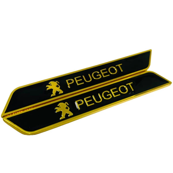 آرم بدنه و رکاب خودرو وارون مدل K-764-GLD بسته 2 عددی