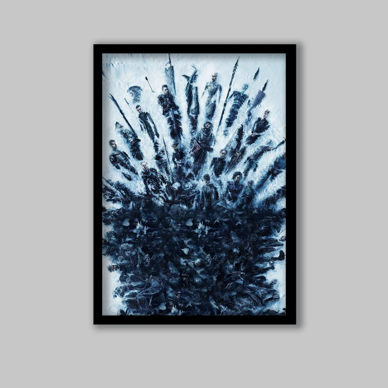 تابلو مدل سریال بازی تاج و تخت Game of thrones کد LA-G10255-2