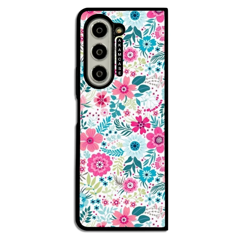 کاور آکام مدل AMCWSGZFOLD5-FLOWERS2 مناسب برای گوشی موبایل سامسونگ Galaxy Z Fold 5