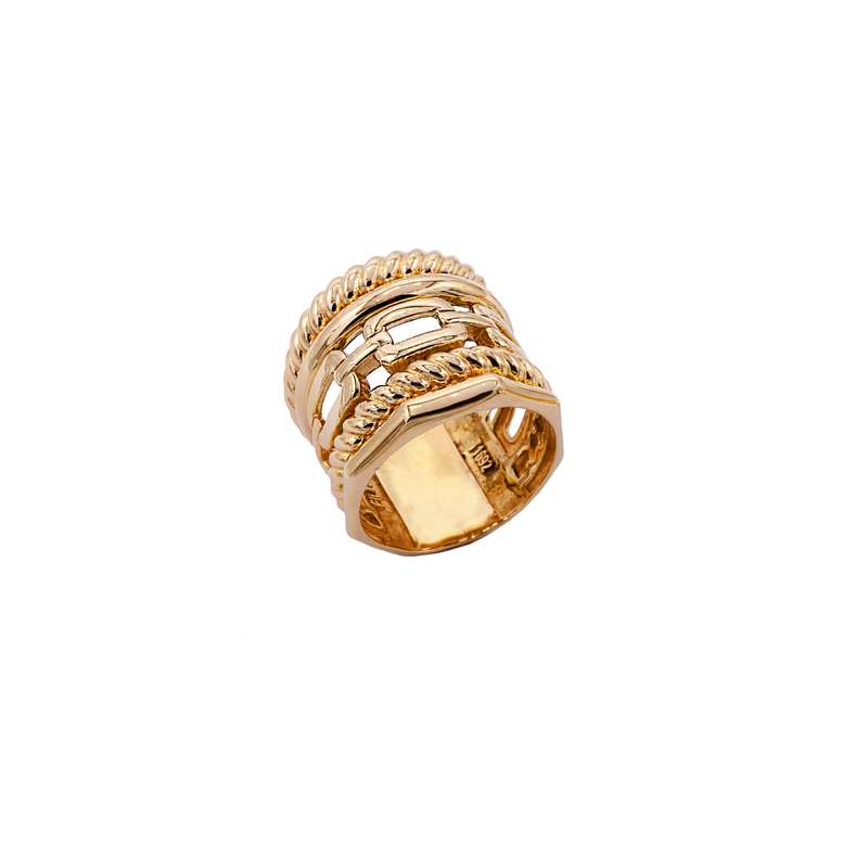 انگشتر طلا 18 عیار زنانه الی گالری مدل پورتوفینو