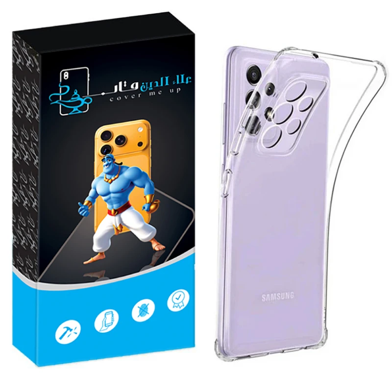 کاور علاالدین قاب مدل Crystal مناسب برای گوشی موبایل سامسونگ Galaxy A32 4G