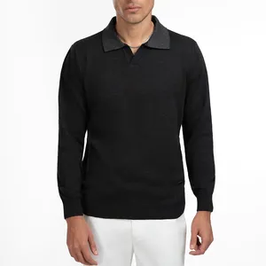 پولوشرت آستین بلند مردانه ام کی مدل 90026