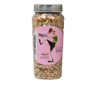 گرانولا جودوسر پرک و کنجد و دانه چیا رژیمی میکس شده با شیره خرما درین کام  - 350 گرم