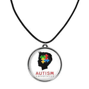 گردنبند خندالو مدل اتیسم Autism کد 2676126762