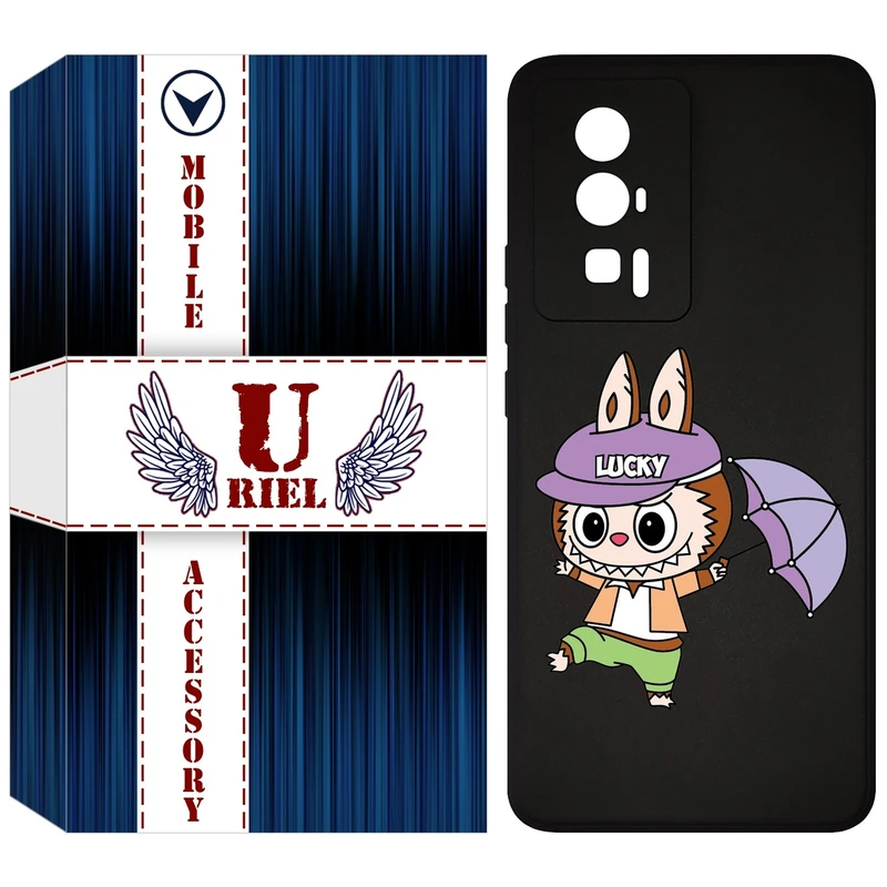 کاور یوریل مدل KSH کد 125 طرح عروسک لبوبو مناسب برای گوشی موبایل شیائومی Poco F5 Pro / Redmi K60 / K60 Pro