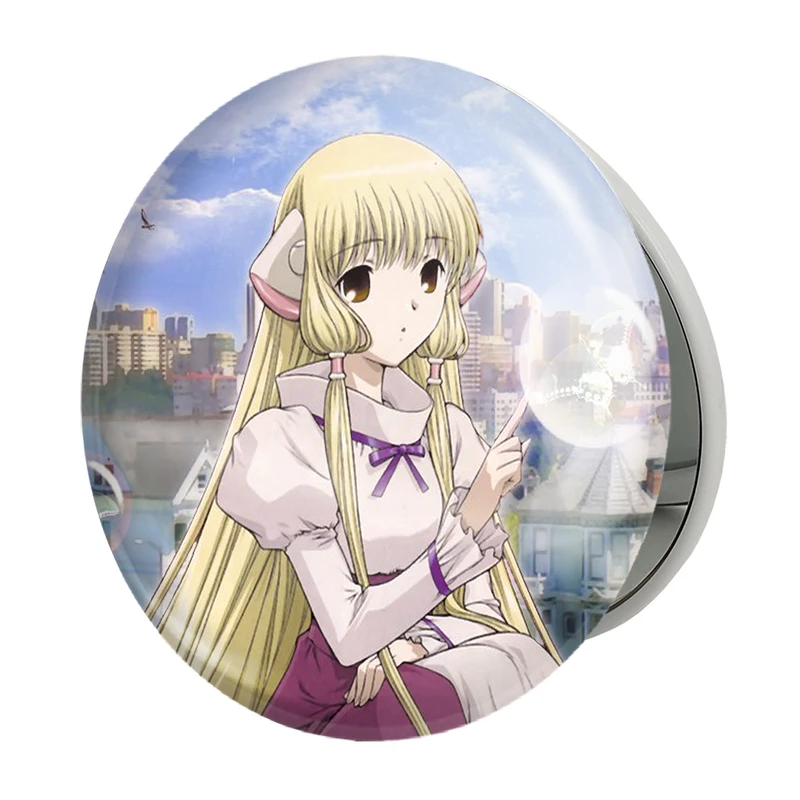 آینه جیبی خندالو طرح چی انیمه چوبیتس Chobits مدل تاشو کد 22379 