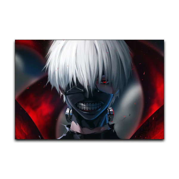 تابلو شاسی گوفی مدل کانکی انیمه توکیو غول طرح Kaneki Tokyo Ghoul Anime کد HORZ26