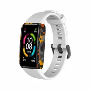 MAHOOT Army-Autumn-pixel Cover Sticker for Huawei band 6 Smartwatch