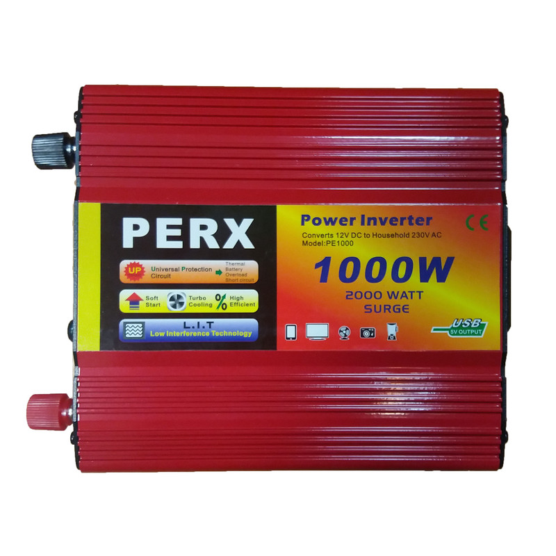 اینورتر پرکس مدل PE 1000-12 ظرفیت 1000 وات