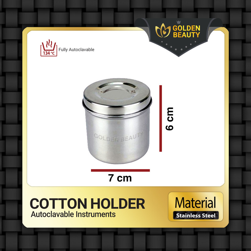 محفظه نگهداری پنبه دندانپزشکی گلدن بیوتی مدل X6