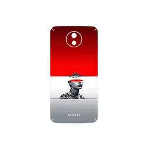 MAHOOT Collage of surreal Portrait of Women 1 Cover Sticker for Motorola Moto C Plus